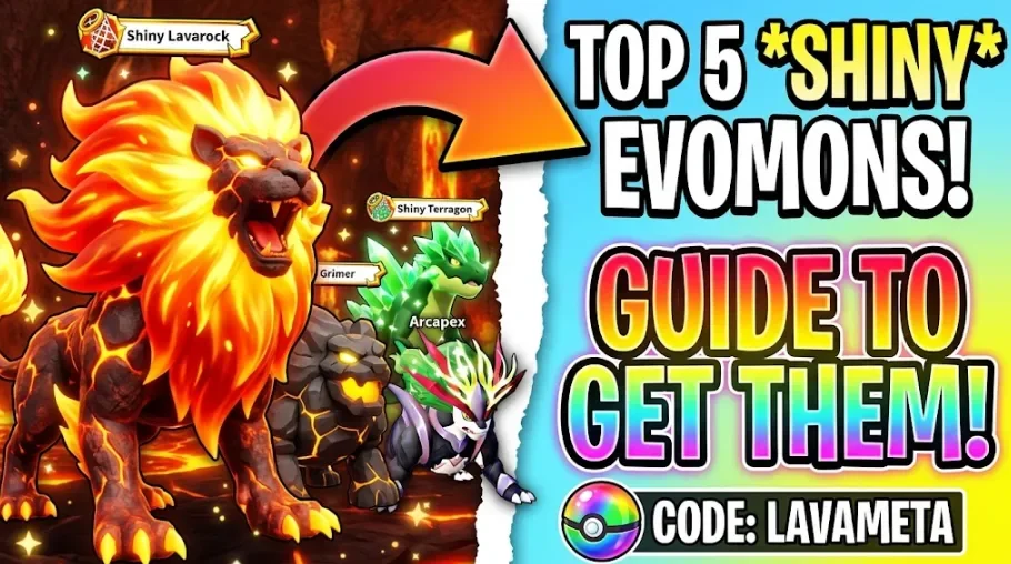 ✨ Top 5 Shiny Evomons Worth Hunting artwork